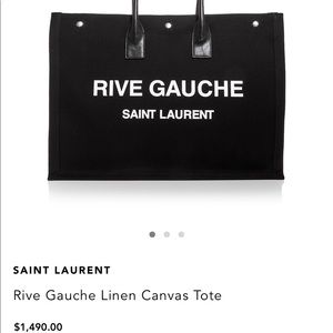 Saint Laurent Rive Gauche Tote